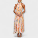 Vestido estampado acuarela