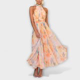 Vestido estampado acuarela