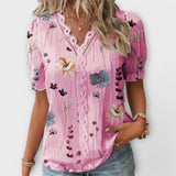 Blusa de Moda con Escote en V