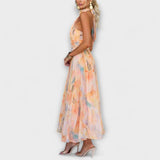 Vestido estampado acuarela