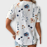 Blusa de Moda con Escote en V