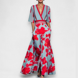 Vestido con Mangas Elegantes