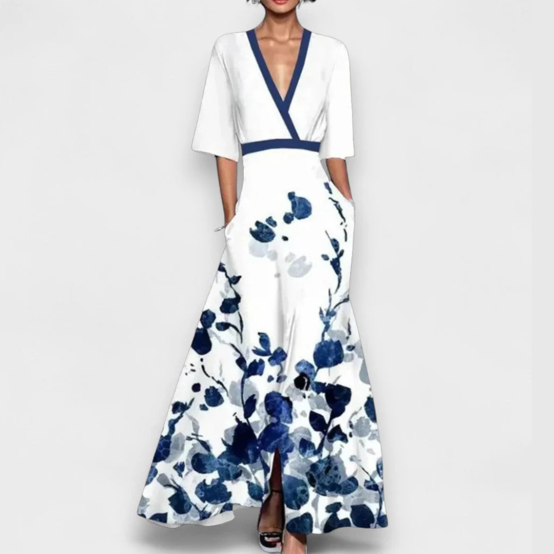 Vestido con Mangas Elegantes