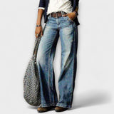 Pantalón de mezclilla de pierna ancha
