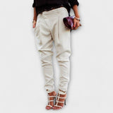 Pantalón de cintura alta elegante